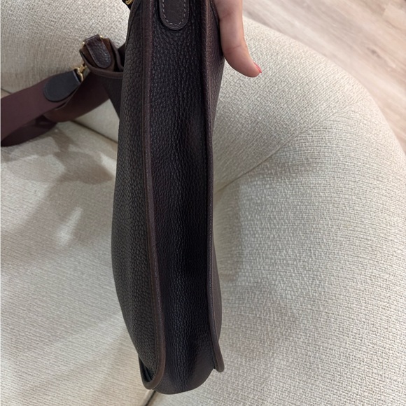 Authentic HERMES EVELYNE GM brown cafe Togo leather - Picture 10 of 16